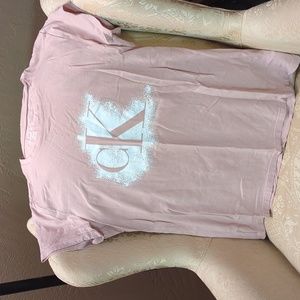 Fits like Large Calvin Klein Pink T-shirt